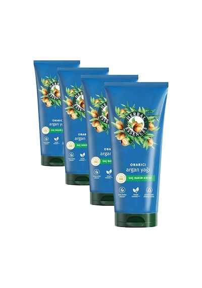 Herbal Essences Onarıcı Argan Yağı Saç Bakım Kremi 250ml 4 Paketi