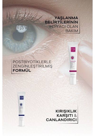 Tto Clinic Peptit + Postbiyotik Göz Çevresi Bakım Seti 2 x 20 ML