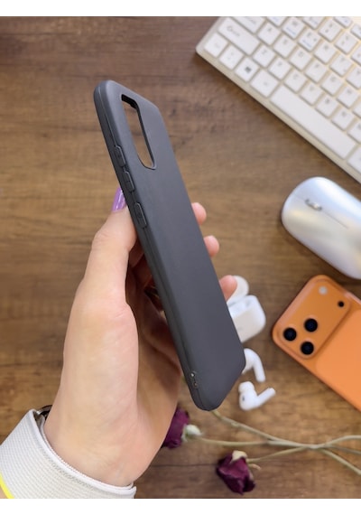 Samsung Galaxy A51 Uyumlu Kamera Korumalı Darbeye Dayanıklı Renk Atmayan Fab Silikon Kılıf Siyah