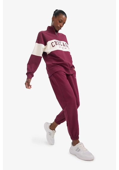 Defacto Defactofit Nba Chicago Bulls Standart Fit Cepli Jogger Paça Standart Boy Pantolon E8917ax25aubr170 Bordo