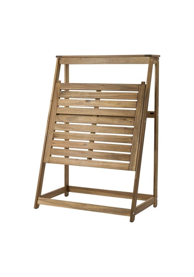 Katlanabilir Masa, Kahverengi, 65x78x113 Cm Açık Ahşap