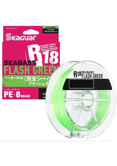 Seaguar R18 Seabass Pe X8 0.6pe 0.128mm 150m İp Misina Flash Gree