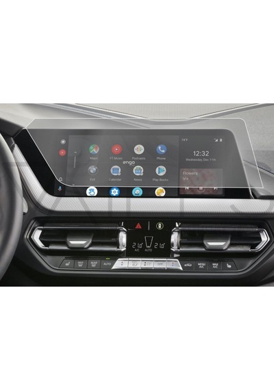 Bmw 116d 10.25 İnç Mat Multimedya Ekran Koruyucu Şeffaf