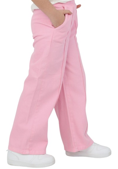 İrem Kız Çocuk Pembe Renk Yelekli Bluz Ve Bol Paça Pantolon Üçlü Takım Şık Günlük Kombin İrem Kız Çocuk Pembe Renk Yelekli Bluz Ve Bol Paça Pantolon Üçlü Takım Şık Günlük Kombin