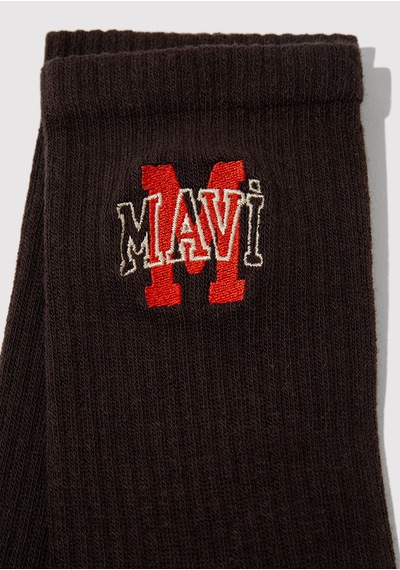 Mavi - Siyah Soket Çorap 1914193-29871 Siyah
