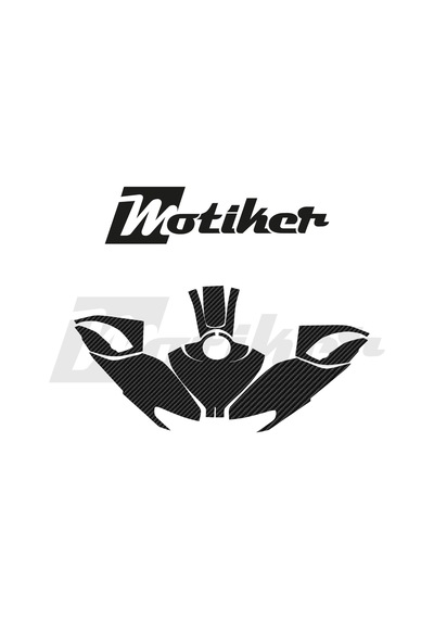 Yamaha Yzf R25 - R3 / 2019 - 2025 Model Depo Mat Karbon Tasarım Sticker Etiket Modeli