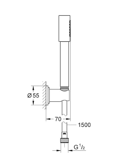 Grohe Sena El Duş Seti Krom, 28348000 Krom