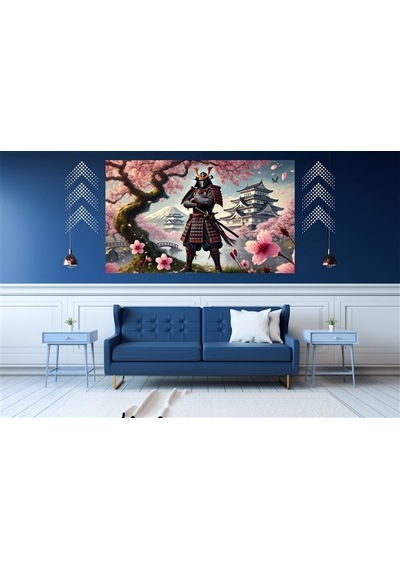 Ti-play Sıçrayış 60x90cm Modern Samuray Pvc Çerçevesiz Tablo