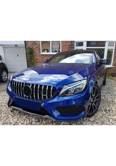 Mercedes W205 C Serısı 2019 Panjur Gtr  Grı/Krom