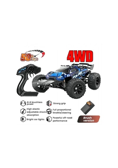 Scowetto Uzaktan Kumandalı 1:14 Ölçek Servo Motor Süspansiyonlu4x4 Arazi Aracıç 50-70 Km Hız