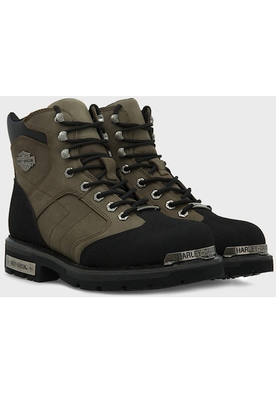 Harley Davidson Harley-davidson 025m100530 Clemente Erkek Bot - Haki Deri-haki Deri
