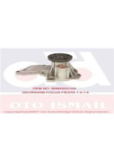 GRAF PA612 DEVİRDAİM SU POMPASI FIESTA 96- FOCUS 98-04 FUSION 02-