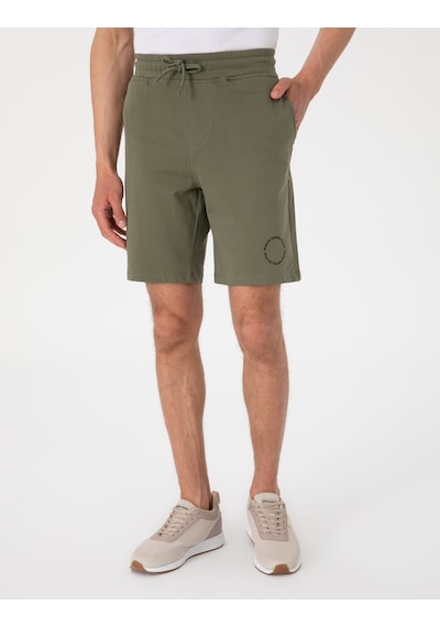 Pierre Cardin Erkek Haki Şort Örme 50310107-vr027 Haki
