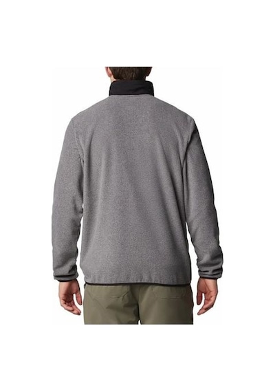 Columbia Sequoia Grove Full Zip Fleece Koyu Gri Melanj Erkek Outdoor Polar Am0596 Gri