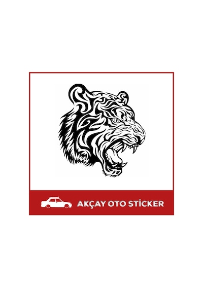 Kaplan Sticker Araba Sticker Tiger Sticker Kaplan Oto Sticker