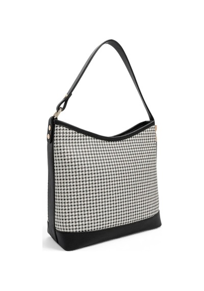Silver & Polo Kadın Omuz Çantası Sp1286 Ekose-siyah