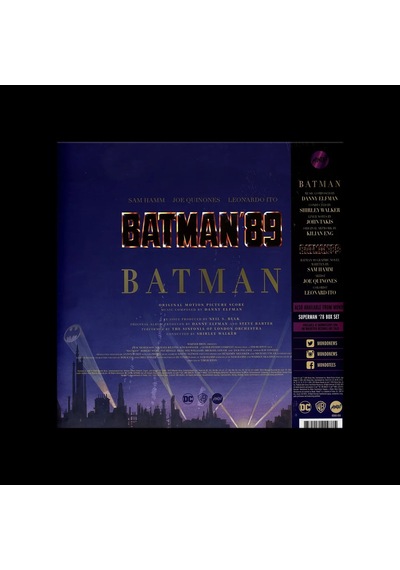 Danny Elfman - Batman '89 Original Motion Picture Score Graphic Novel Box Set Colored Vinyl -