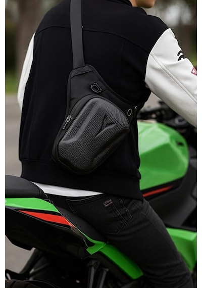 5.11 Tactical Uniseks Kabuk Korumalı Suya Dayanıklı Motorcu Bacak Çapraz Omuz Bel Çantası Açık Altın