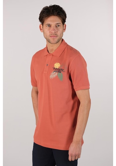 AR-MA Arma Erkek Büyük Beden Polo Yaka Tişört Y22374869001 Pembe-p4 Pembe