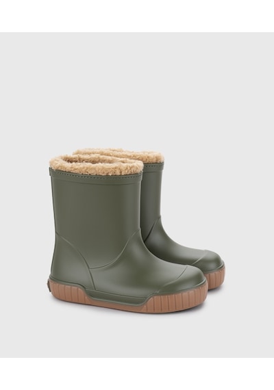 İgor Igor W10360-042 Pau Borreguito Unisex Çocuk Yağmur Çizmesi Haki