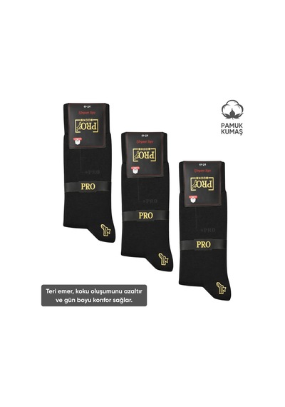 Pamuklu Erkek Soket Çorap - 3 Çift - Dikişsiz - Eyfel - 16656 - Set 4 Çok Renkli