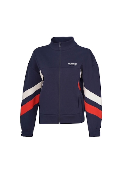 Hummel Sentido 922504-7459 Zip Lacivert Kadın Ceket
