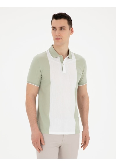 Pierre Cardin Erkek Çağla Tişört 50284314-vr016 Çağla