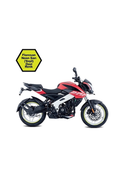 Bajaj Pulsar Ns200 Neon Yeşil Dış Yazılı Jant Sticker Modeli