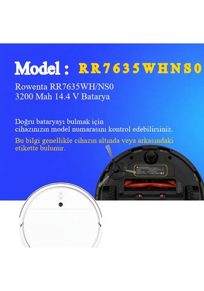 Rowenta Rr7635wh/ns0 3200 Mah 14.4 V Batarya  Uyumlu Uzun Ömürlü, Yüksek Performans Pil