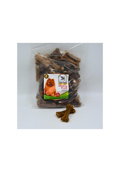 7 Cm Köpek Çiğneme Kemiği Natural 60 Lı