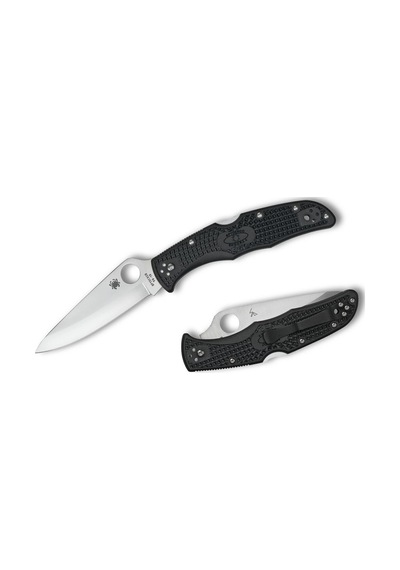 Spyderco Endura 4 Black Lightweight Plainedge Kamp Çakı Siyah