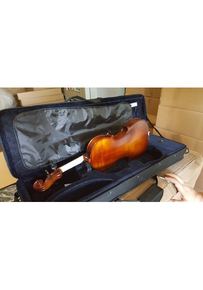 Paganini Mv100 Mat Antik Profesyonel Kare Kutulu Keman Seti