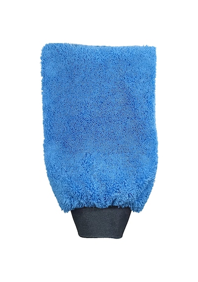 Oto & Ev Yıkama Ve Cila Eldiveni - Mavi Mikrofiber