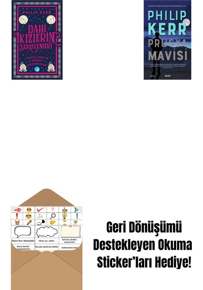 Dahi İkizlerin Serüvenleri - Cengiz Han In Mezar Soyguncuları + Prusya Mavisi + Okuma Sticker'ları