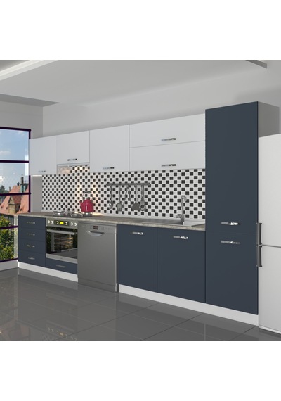Decoraktiv Elite 325yq Ankastre Fırın Modüllü Mdf Hazır Mutfak Dolabı - Tezgah Dahil - Antrasit - Buz Gri Diğer Decoraktiv Elite 325yq Ankastre Fırın Modüllü Mdf Hazır Mutfak Dolabı - Tezgah Dahil - Antrasit - Buz Gri Diğer