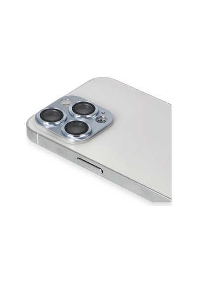 Apple iPhone Uyumlu 13 Pro Max Pers Alüminyum Kamera Lens - Sierra Blue Çr