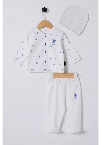 U.S. Polo Assn. U.s. Polo Assn Erkek Bebek Beyaz Takım 5274-47801 Beyaz