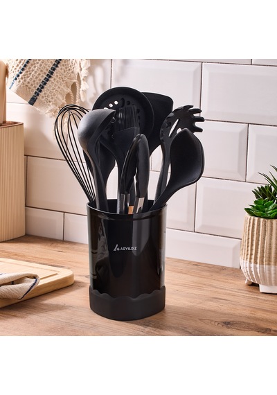 Aryıldız Dailytools 10 Parça Silikon Mutfak Seti Black Renkli