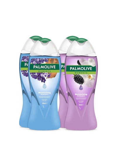 Ayrex Moments Lavanta Yağları Ve Böğürtlen İle Nemlendirici Banyo Ve Duş Jeli 500ml X 4 Adet Diğer