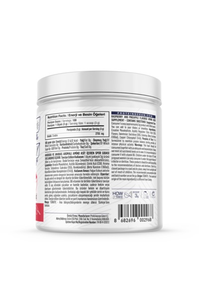 Creatine - Raspberry Pıneapple 2 x 300 G