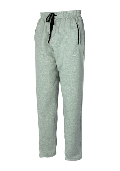 Slazenger JERRY Büyük Beden Erkek Cepli Gri Eşofman Altı