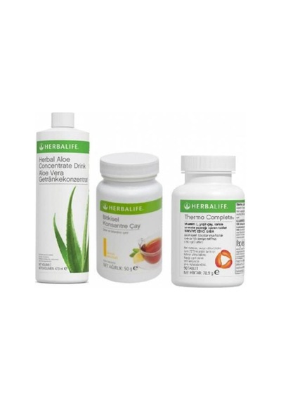 Herbalife Aloevera+50gr Limon Çay+thermo