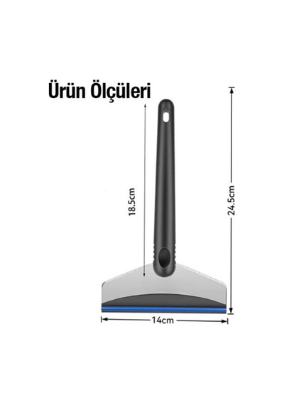 Coofbe 25 Cm Araç Cam Don Kar Kazıyıcı Araç Camı Buz Kazıyıcı Kar Temizleme Aracı Araç Ön Çam Silme Aparat Diğer