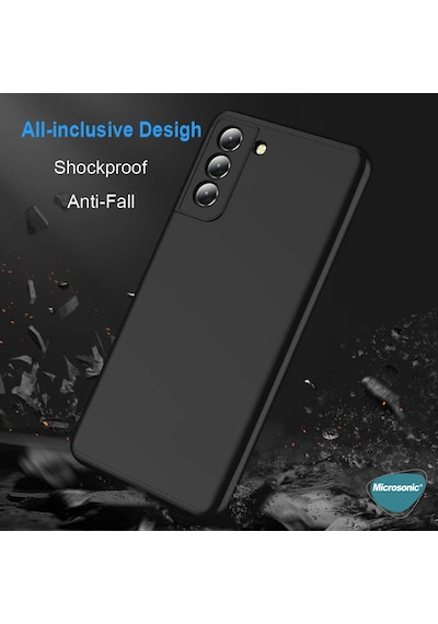 Microsonic Samsung Uyumlu Galaxy S21 Plus Kılıf Double Dip 360 Protective