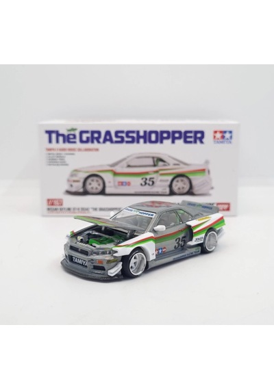 Mini Gt Chase Kaido House Nissan Skyline Gt-r R34 The Grasshopper Tamiya 167