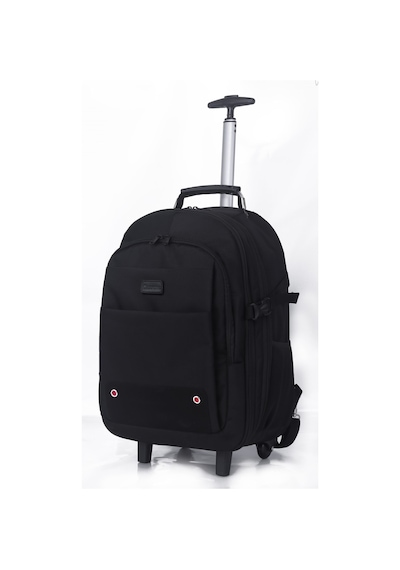 Classone Tekerlekli Trolley Trol-vıp100 17,3 , 15,6,14 Tekerlekli Laptop Sırt Çantası Siyah