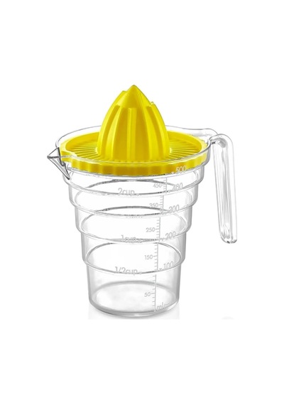 Ölçülü Narenciye Sıkacağı 500ml Portakal Limon Sıkacağı Plastik Diğer