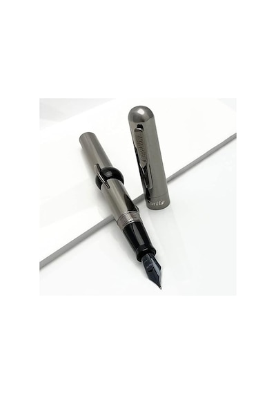 Conklin Mark Twain Gunmetal Crescent Ltd Ed 1898 Fp - B Diğer