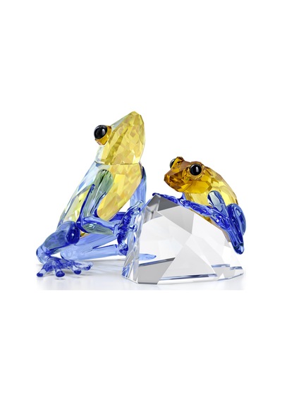 5721547 Swarovski Biblo Idyllıa:frog And Baby