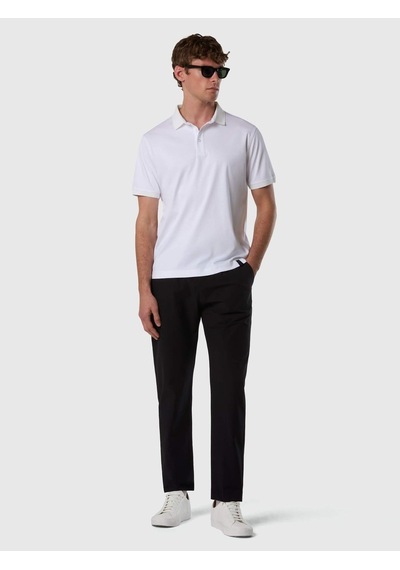 North Sails Kısa Kollu Pamuklu Erkek Polo Yaka T-shirt-33483 Beyaz